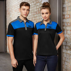Charger CoolDry Polyester Sports Interlock Contrast Polo