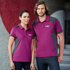 Mens Polyester Micro Interlock Performance Polo