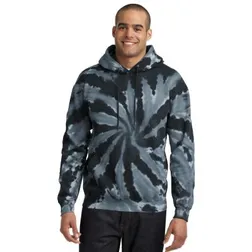 Cotton Blend Tie Dye Pullover Hoodie Mens