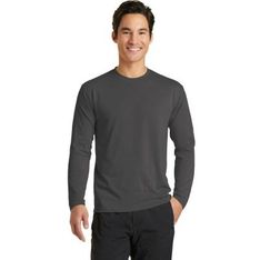 65 Polyester 35 Cotton Long Sleeve Tees With Wicking