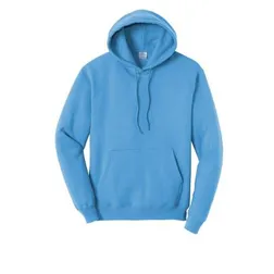 Mens Fleece Pullover With Drawstring Hood