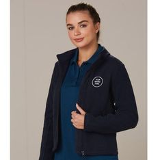 Ladies Bonded Polar Fleece Jacket 350gsm Anti-Pill