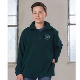 Kids Half Zip Anti Pill Fleece with Drawcord