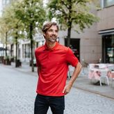Lightweight Polyester Pique Mens Performance Polos