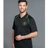 Mens CoolDry Mesh Polo With Contrast Piping