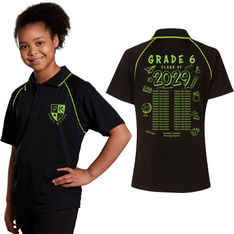 CoolDry Mesh School Leavers Polo Contrast Trim