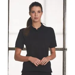 Ladies Tight Pique Knit Polo Shirts