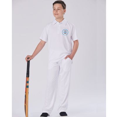 PS29K Kids TrueDry Mesh Knit Short Sleeve Cricket Jerseys