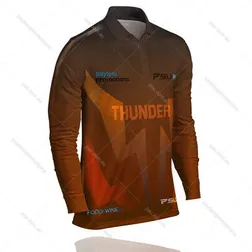 PS3-M Sublimated Long Sleeve Polo Shirt