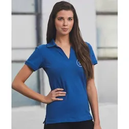 PS40 Ladies Longbeach 100% Cotton Custom Polos With Stretch