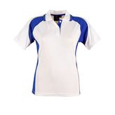 Ladies Slimmer Fit Mini Waffle Moisture Wicking Polos