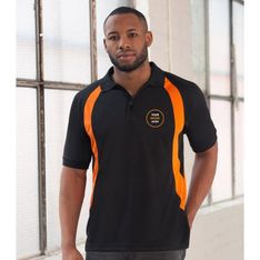 CoolDry Mesh Mens Polo with Contrast Panels