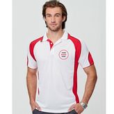 Mens Mini Waffle Moisture Wicking Office Polo