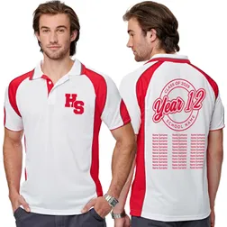 CoolDry Mini Waffle School Leavers Polos