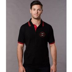Mens TrueDry Cotton Blend Short Sleeve Polos