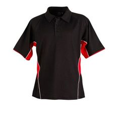 Men's Tri-Colour Cotton Blend Performance Polo