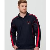 Long Sleeve Cotton Backed Micromesh Sport Polo