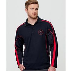 Long Sleeve Cotton Backed Micromesh Sport Polo