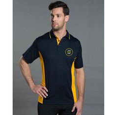 Mens Easy Fit TrueDry Polo Contrast Trim