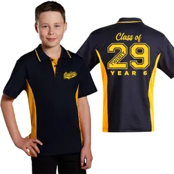 Cotton Blend Mesh Polo for Year 12 Graduates