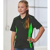 CoolDry Kids Contrast Polo with Mesh Side Panels