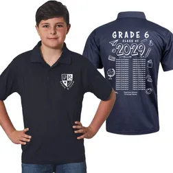 CoolDry Polyester Mini Pique Graduation Year Polos