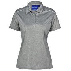 Ladies Ultra Dry Cationic Heather Polo UPF 30 Rapid Cool