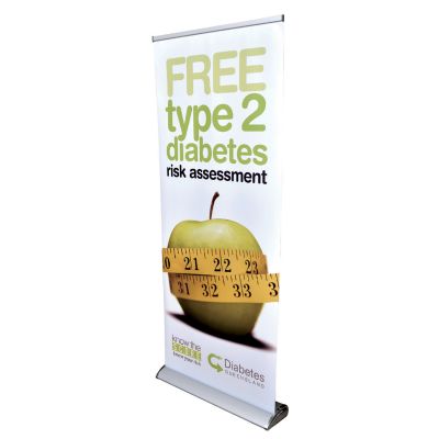 RB191-850 0.85m x 2m Deluxe Advertising Pull Up Banners
