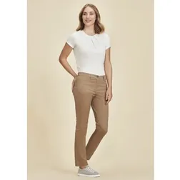 Ladies Slim Leg Stretch Chino Trousers
