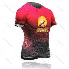 Sublimated Mens Sports Jersey Short Sleeve 260gsm