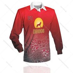 Sublimated Long Sleeve Polyester Jersey Fleece