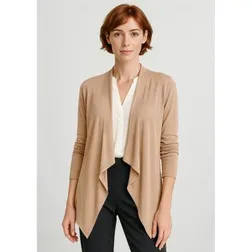 Sofia Merino Wool Waterfall Cardigan Ladies