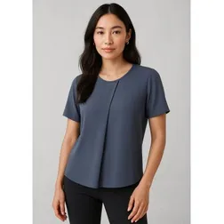 Sydney Ladies Short Sleeve Stretch Polyester Top