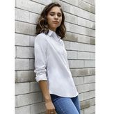 Memphis Ladies Oxford Weave Long Sleeve Professional Shirt