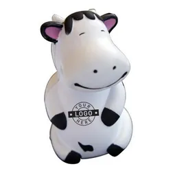 S217 Dancing Cow Printed Animal Stress Shapes