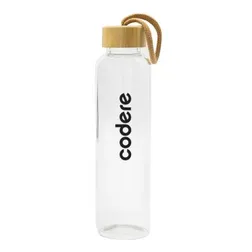 Borosilicate Glass Bottles with Bamboo Lid