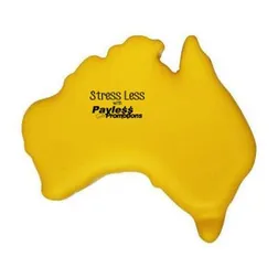 S44 Map Yellow Printed Travel Stress Shapes