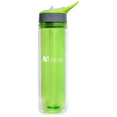 Double Wall Tritan Sports Bottle with Flip Straw