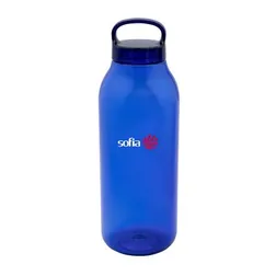 Silicone Sleeve 950ml Clear Water Bottle