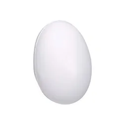 White Polyurethane Egg Stress Relief Toy
