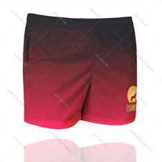 Sublimated Mens Athletic Shorts with Dual Pockets