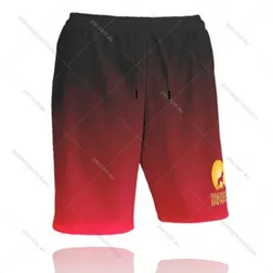 Mens Long Length CoolDry Polyester Sport Shorts