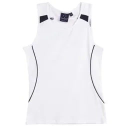 Ladies TrueDry Cotton Back Micromesh Athletic Tank