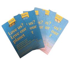 Recycled Craft Paper Cards With Seeds