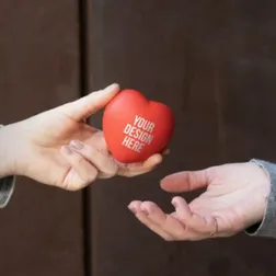 SS003 Red Heart Promotional Stress Items