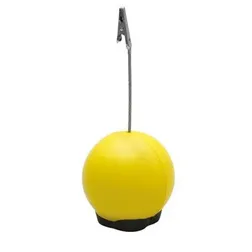 SS022 Yellow Ball Note Holder Logo Stress Balls