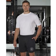 Unisex Bamboo Charcoal Athletic Shorts with UPF Protection