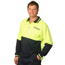 SW11 TrueDry Long Sleeve Safety Branded High Vis Polos