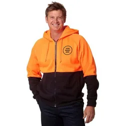 SW24 Two Tone Branded Hi Visibility Hoodies