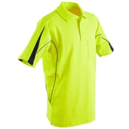 Cotton Back Micromesh Safety Polo With Reflective Piping
